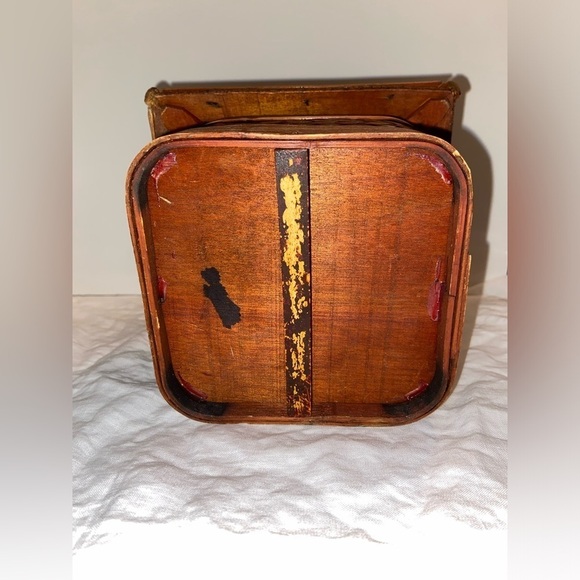 3/55$ Small Vintage hanging Asian style‎ decorative bamboo Birds house - Picture 2 of 12